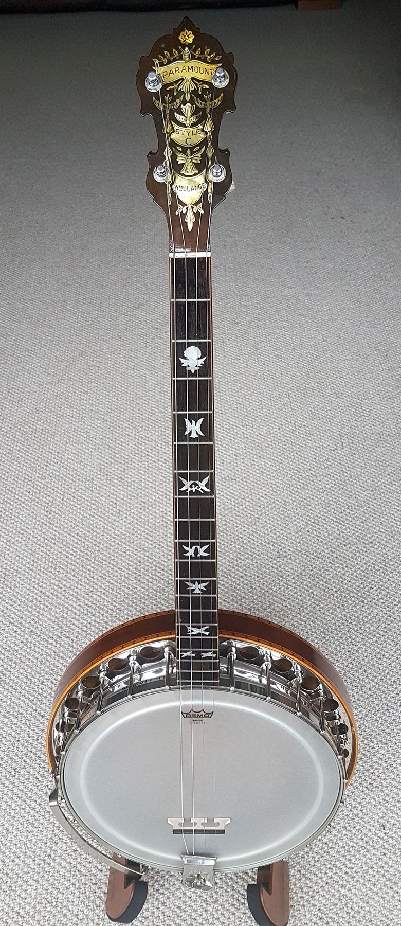 Pure Banjo » 1925 Paramount Style C Tenor Banjo